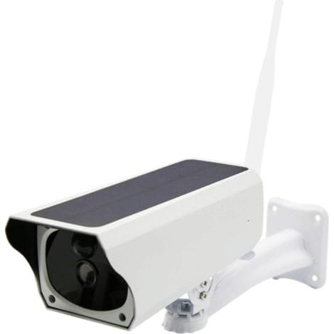 1080p-hd-überwachungskamera Für Den Außenbereich – Wlan, Solarbetrieben, Ip66 Wasserdicht – Nachtsicht – Zwei-wege-audio – Pir-bewegungsmelder