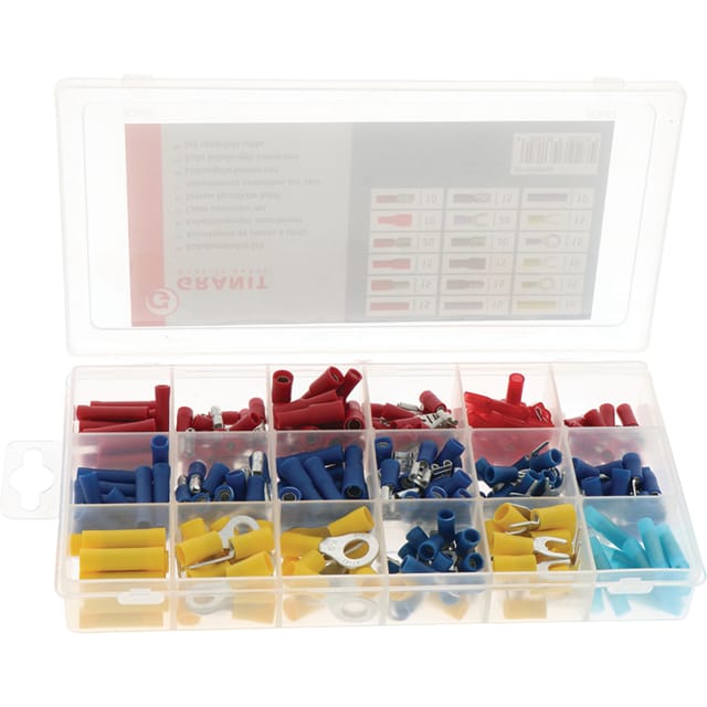 Set Mit Steckverbindern, Steckern Und Kabelcrimphülsen, 260 Stück