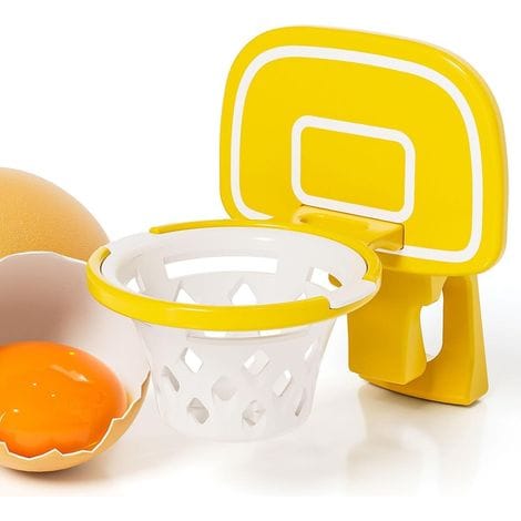 Eiertrenner Aus Kunststoff – Trennt Eigelb Und Eiweiß – Basketballkorb-design – Leicht Zu Reinigen – Farbenfrohes Backutensil