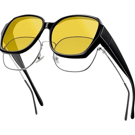 Polarisierte Nachtfahrbrille, Blendfreie Nachtfahrbrille Mit Uv-schutz Für Damen Und Herren Zum Autofahren, Angeln Und Radfahren