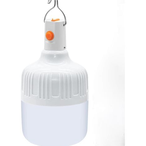 Wiederaufladbare Led-campinglampe Mit Aufhängeschlaufe Und Usb-kabel. Tragbare, Wiederaufladbare Zeltlampe Mit 500 Lumen, Ideal Für Camping, Terrasse, Garten Und Grillabende.