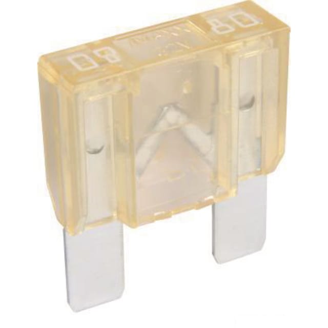Maxi-flachsteckersicherung 32 V 1 X 80 A 29,7 X 33,9 Mm Natur