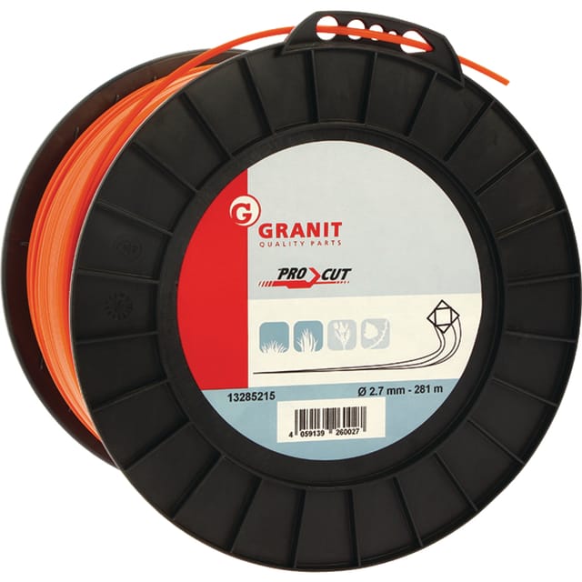 Pro Cut Nylon-schneidfaden, 4-eckig, 2,7 Mm, 281 M
