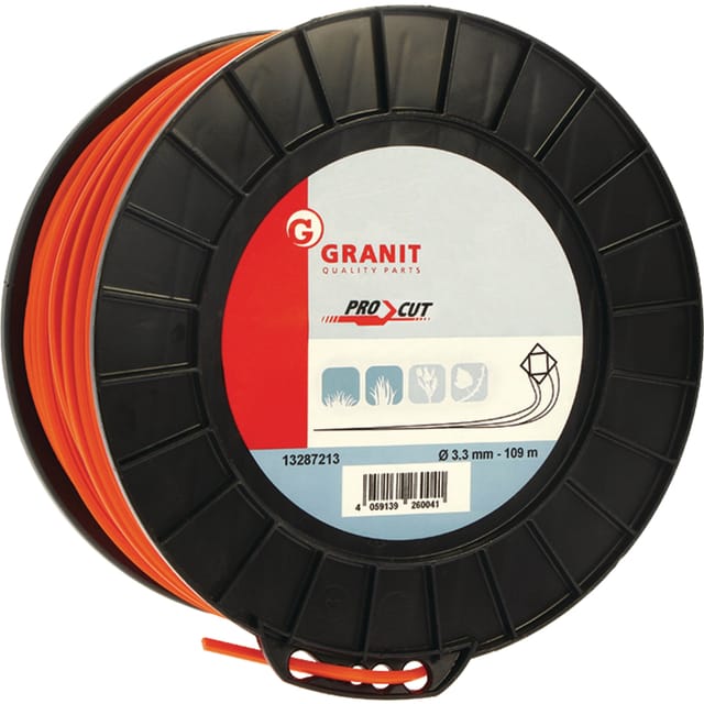 Pro Cut Nylonschneidfaden, 4-eckig, 3,3 Mm, 109 M