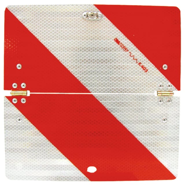 Warnschild 282x282mm Typ 3 Rechtwinklig