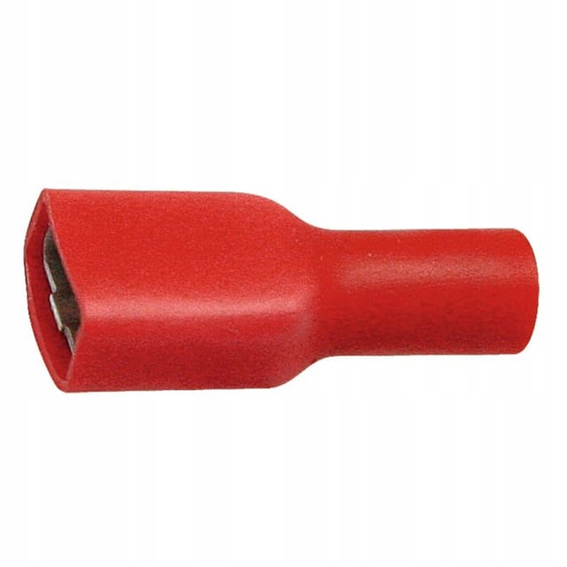 Isolierte Flachsteckerhülse 6,3 X 0,8 Mm, 10 Stück, 0304