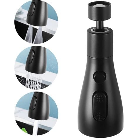3-funktions-spültischarmaturverlängerung, Ersatz-sprühkopf Für Küchenarmaturen, Schwenkbare Küchendüse, Verbindungsstück, Verlängerung Für Wasserhahn-sprühdüse