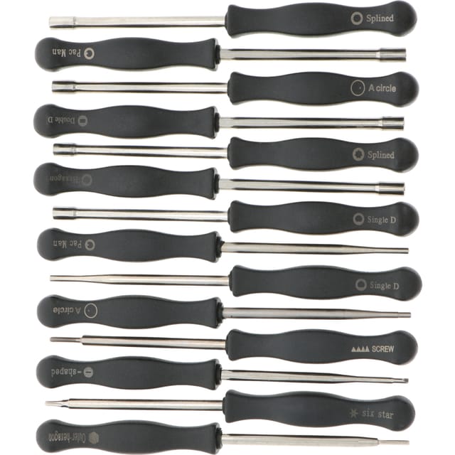 Vergaserschraubendreher-set 11397940, 14-teilig, Granit