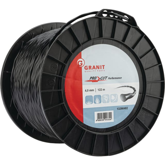 Pro Cut Spiral-nylonschnur, 4,0 Mm, 122 M