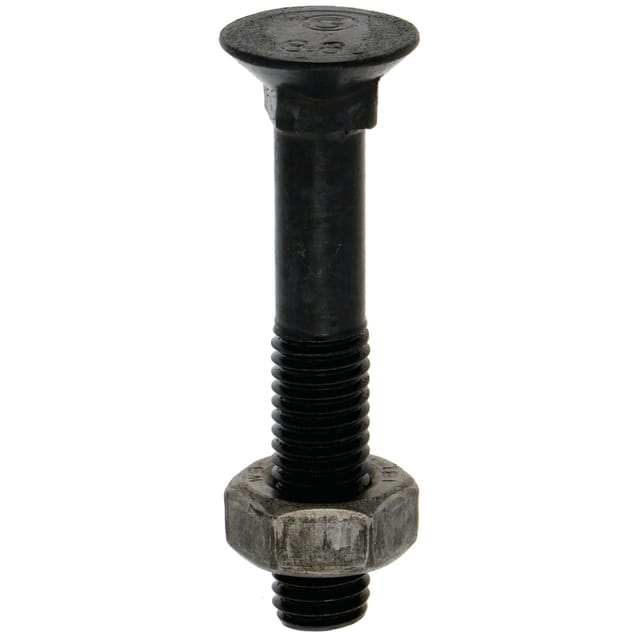 Pflugbolzen Mit Mutter M10x60mm Klasse 8.8 Din 608 Kopf Ø19 Mm Für Pflug 106088