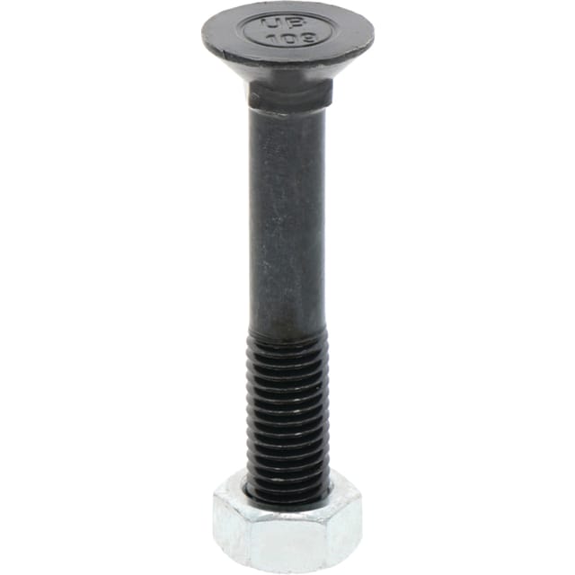 Pflugbolzen Mit Mutter M12x1,75, Länge 75 Mm, Klasse 10.9 Din 608 Für Pflug 1275810