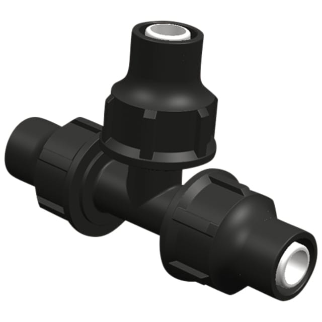 Pp 20-mm-t-stück Mit Gewinde Für Pe Pn4 Bar-wasserleitungen