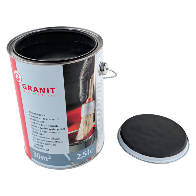 Schwarzer Lack Unterbodenschutzlack Schwarz Wilckens Nopolux Granit 2,5 L Dose