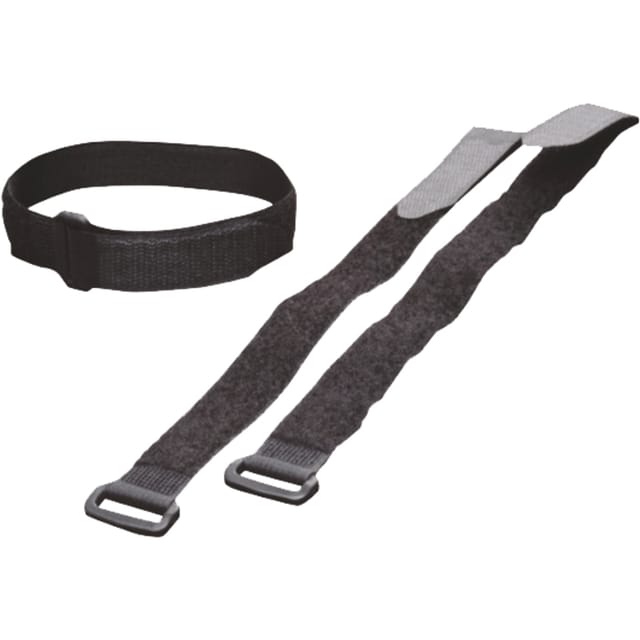 Klett-kabelverbinder, Schwarz, L=300 Mm, H=20 Mm, -20/+75 °c, 10 Stück