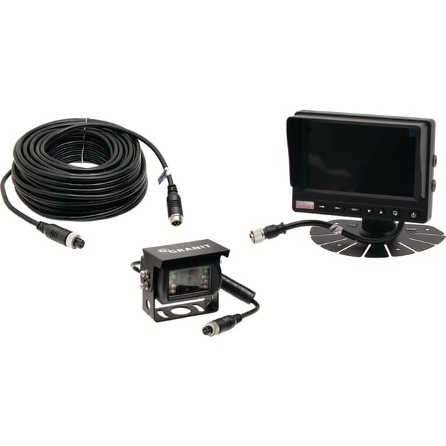 Videosystem-kit, 5-zoll-monitor, Kamera, Winkel 130 Grad, 10–32 V, L=20 M, Ip69k