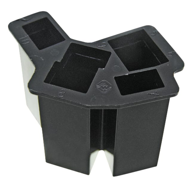 Sockel-relaisgehäuse, 6-poliger Flachstecker