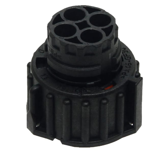 Schwarzes 2-poliges Steckergehäuse Für Runde Steckerhülse Mit 2,5 Mm Durchmesser Und 32,8 Mm Länge