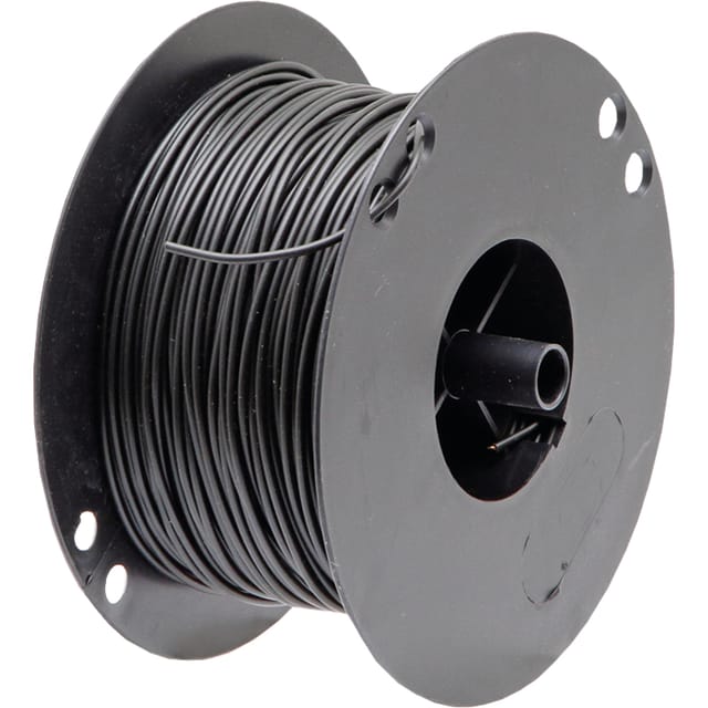 Schwarzes Kabel, Einadriger Kabelbaum, Querschnitt 0,75 Mm², L = 100 M