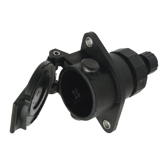 Kunststoffbuchse, Elektrischer Stecker 5-polig 24v 3x1,5mm2 Iso 7638-1