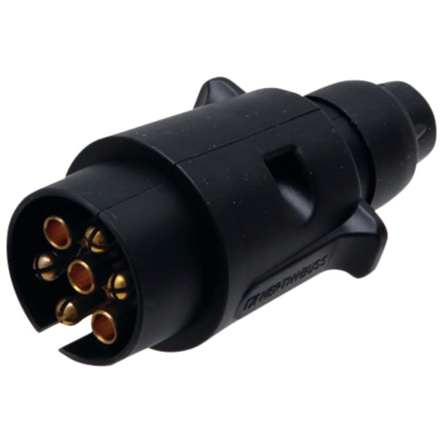 Stecker, Elektrischer Anschluss 7-polig 6/12 V 16 A 1,5 Mm² Iso 1724 Typ N