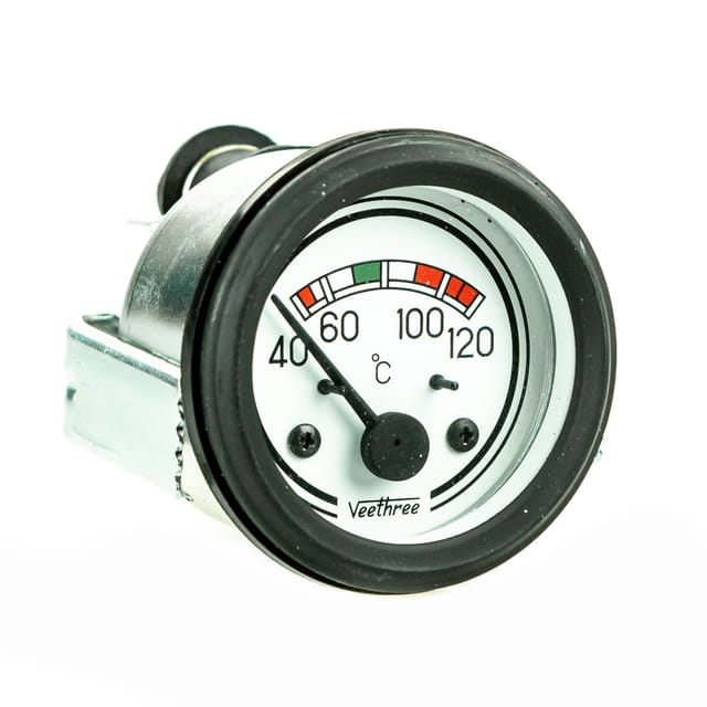 Temperaturanzeigeuhr 12v Fi 52mm 40-120 Grad C 287-22 Ohm Schwarz 99072