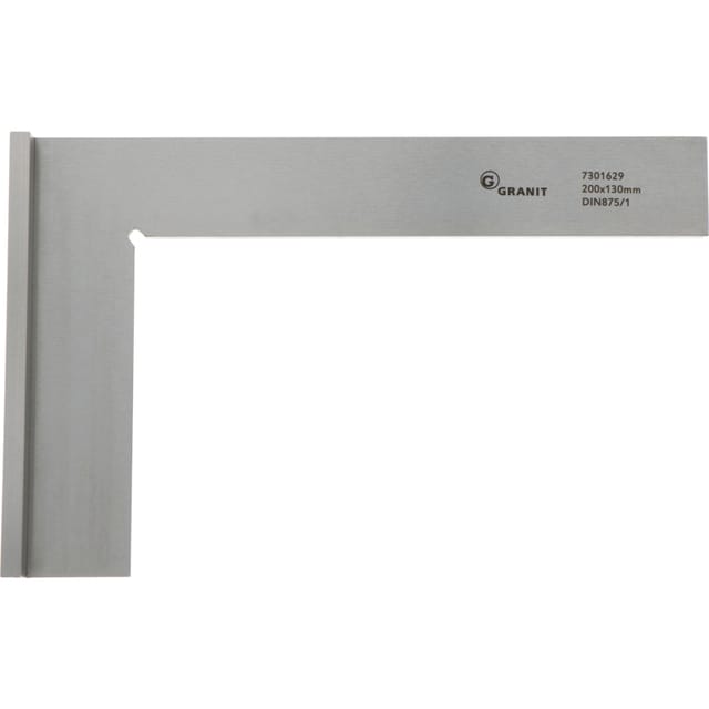 Winkel Mit Anschlag 200x130mm Black Edition