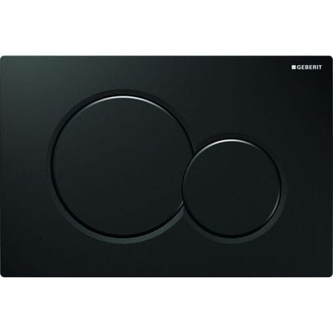Geberit Sigma 01 Betätigungsplatte, Glänzend Schwarz, 115.770.dw.5
