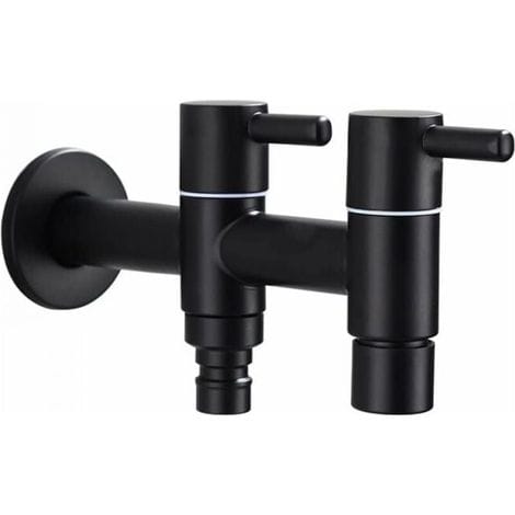 Rubinetto Pro Lavande, Rubinetto Ein Doppelschalter, Rubinetto Pro Acqua Fredda A Parete, Rubinetto Pro Lavandino Esteso In Acciaio Inossidabile, Rubinetto Pro Lavatrix Da Giardino Con Piscina