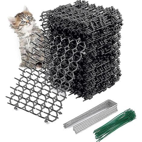 Set Mit 12 Katzenkotfesten Matten Mit Spikes, Tierabwehr-spikes, Gartenspikestreifen, Katzenbuddelmatte