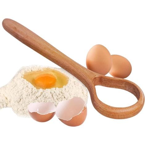 Teigkneter Aus Holz Für Sauerteig, Tragbarer Handmixer Für Brotteig, Leicht Zu Reinigender Und Einfach Zu Bedienender Dänischer Mixer Zum Mischen, Eierschlagen, Backen Und Zubereiten Von Sauerteig.
