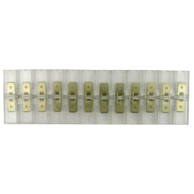 Kabelstreifenverbinder Mit Flachkontakten L=41mm 12x6,3mm