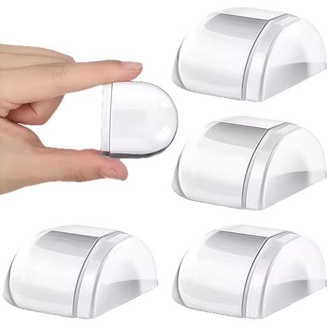 Bodentürstopper, 6er-set, Selbstklebende, Transparente Türstopper Zum Schutz Von Wänden Und Möbeln
