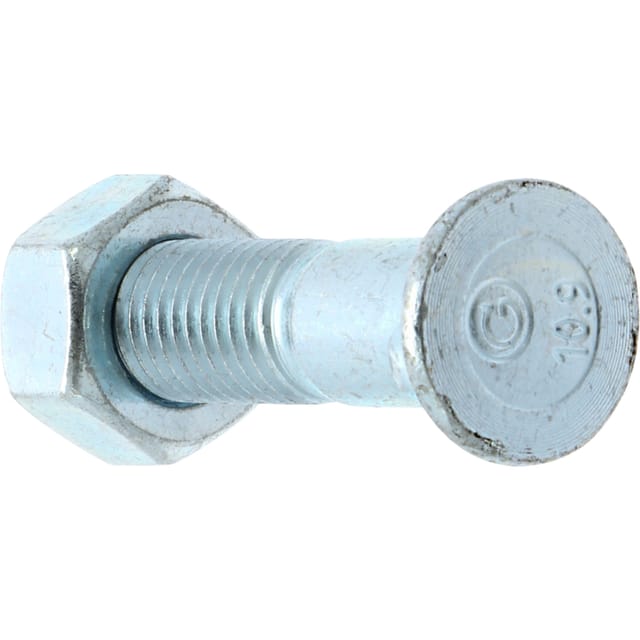 Pflugbolzen Mit Mutter M12x1,75, Länge 50 Mm, 2 Pflugnasen Für Pflug 1250hu10
