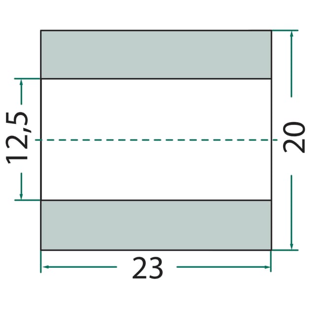 Hülse 18063-per-61 12,5 X 20 X 23 Mm 13701