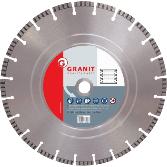 Diamanttrennscheibe Für Beton 300 X 10 Mm
