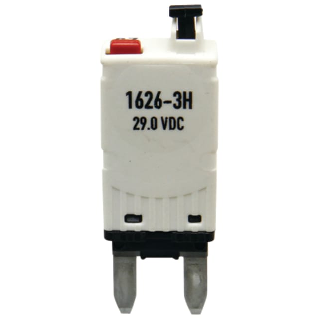 Mini-leistungsschalter 12–24 V, 25 A Mit Reset-taste, Weiß