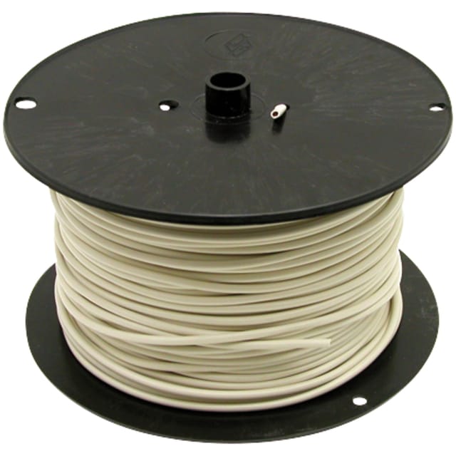 Weißes Kabel, Einadriger Kabelbaum, Querschnitt 1,5 Mm², L = 100 M