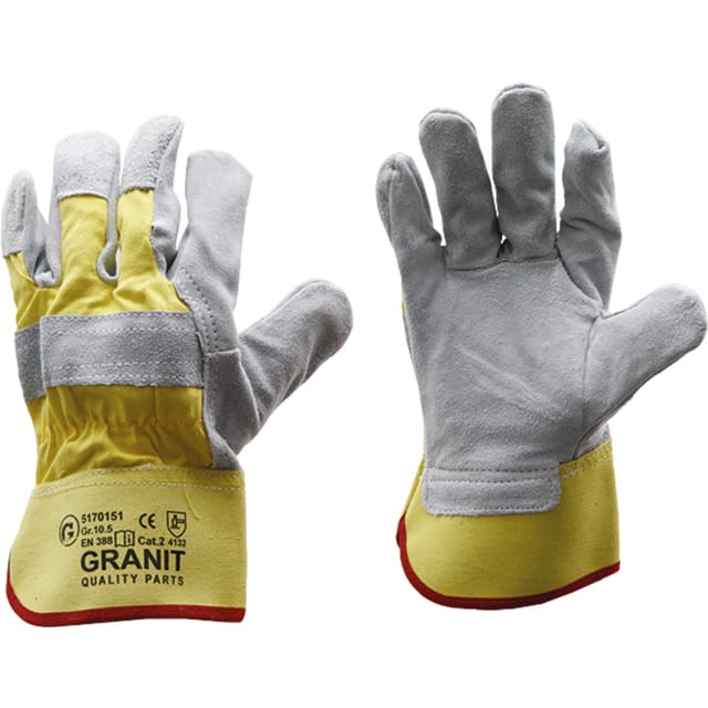 Handschuhe Aus Rindsleder, Größe 10,5