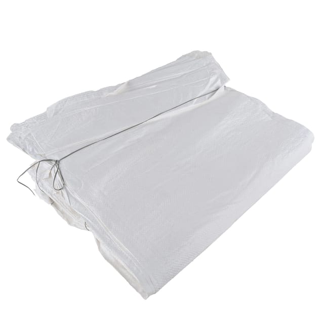 Getreidesandsäcke, Weiß, 50 X 80 Mm, 505070, Tragkraft 25 Kg, 50 Stück