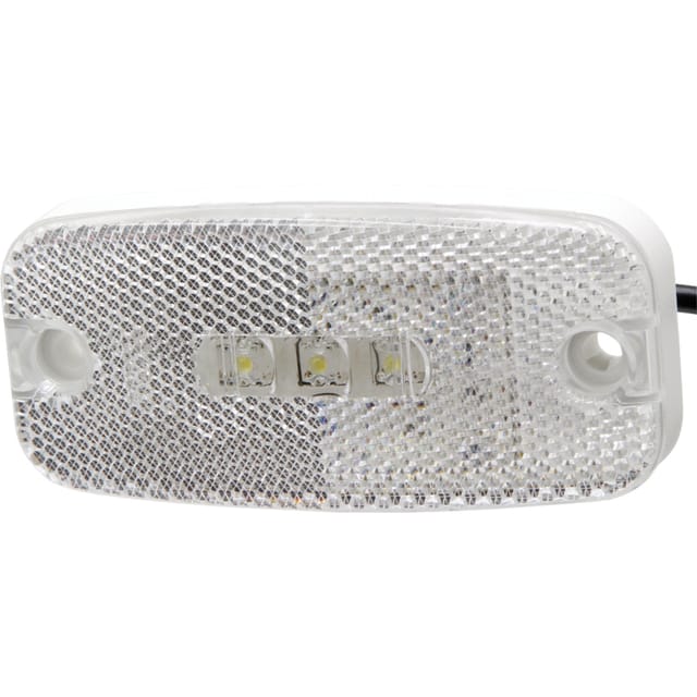 Positionsleuchte Mit Led-lampe, 500 Mm, Weiß, Granit