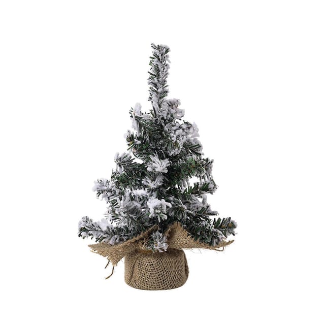 Festlicher Tischweihnachtsbaum Mit Schneeeffekt – Praktische Weihnachtsbaumdekoration Für Festliche Anlässe