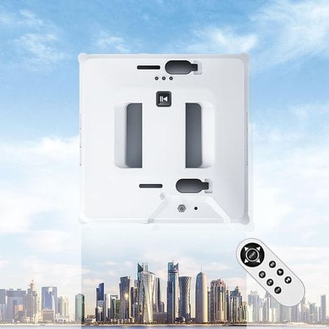 Ultradünner 6,5 Cm Fensterputzroboter – 3000 Pa Saugkraft – Doppelseitiger Wassersprüher – 3 Automatikmodi