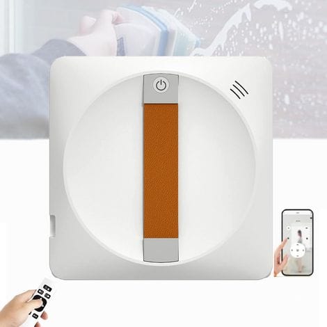 Win Slam 3.0 Fensterputzroboter – Cross Spray Technologie – Intelligente Zeitplanung – 3000 Pa Saugleistung – Automatische Reinigung
