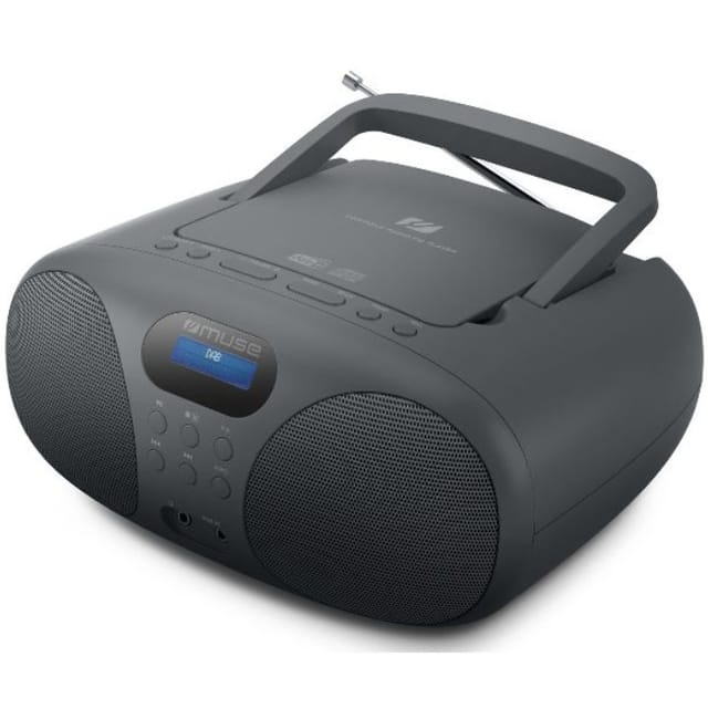 Tragbares Cd-radio Schwarz Muse Md208db