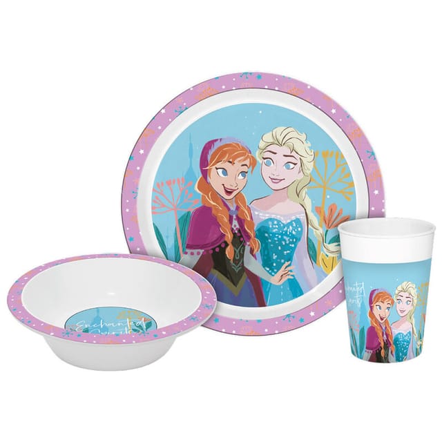 Gefrorenes Kindergeschirr-set, Eiscreme, Melamin