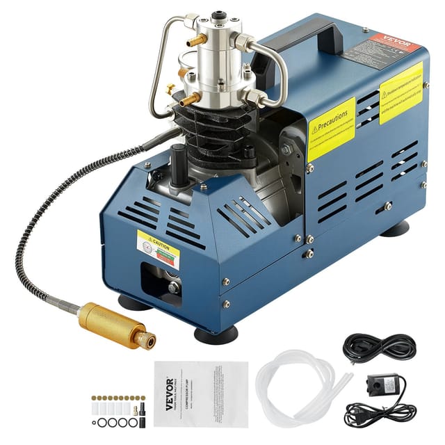 Hochdruckkompressor 4500 Psi/30 Mpa/300 Bar, 1800 W, 220 V, Manueller Stopp, Für Luftgewehr, Paintball, Pcp, Luftpistole, Tauchflasche