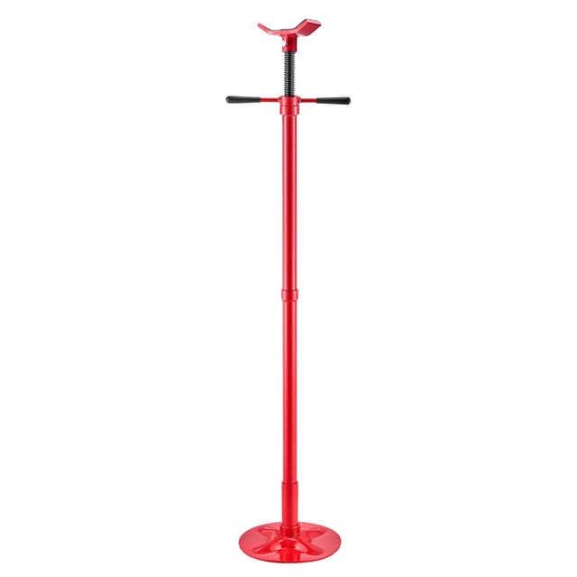 Unterbrücken-hebevorrichtung, Tragfähigkeit 0,75 Tonnen, Höhenverstellbar Von 1372 Bis 2130 Mm, Drehbarer Griff Mit Kugellager, Selbstsichernde Gewindeschraube, Stabiler Standfuß, Sichert Fahrzeugkomp