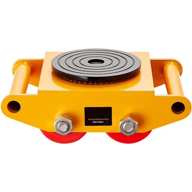 Industrie-maschinenschlitten, 8 T/17637 Lbs, Verstärkter Kohlenstoffstahl, 4 Um 360° Drehbare Pu-räder, Rutschfest, Für Lager, Werkstatt, Fabrik