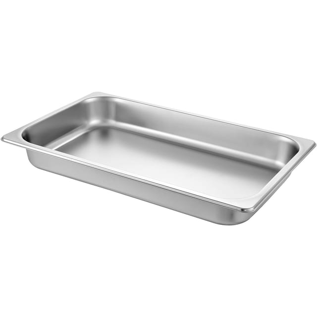 Gastronormbehälter Aus Edelstahl, 20,9 X 12,8 X 2,6 Zoll Tief, 8,5-liter-lebensmittelbehälter In Voller Größe, Antihaftbeschichtete Backbleche Für Hotels Und Buffets