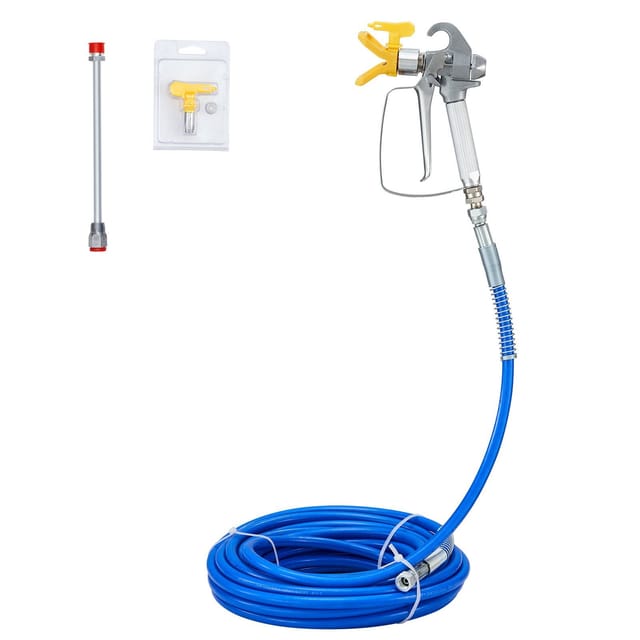 15,24 M Langer, Flexibler 6,4-mm-schlauch Für Airless-farbspritzpistole Mit Drehgelenk, 3600 Psi Und 517er Düse